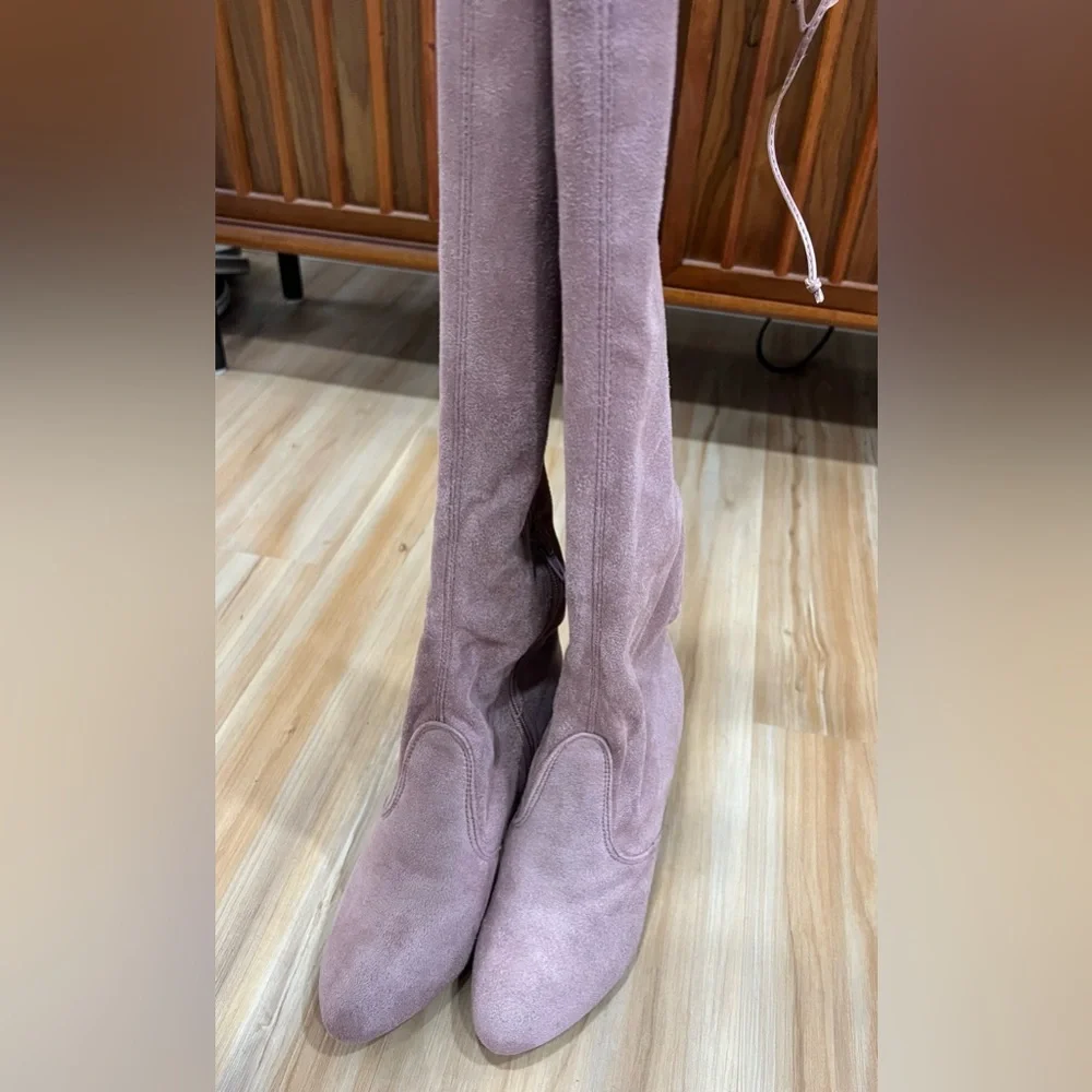 Light Pink Over-the-Knee Boots NWOB
